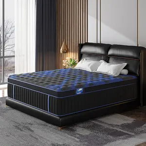 12/14-Inch Twin Full Queen King Memory Mattress with Independent Springs, Provides Pressure Relief, Motion Isolation and Edges Support, Medium Firmness, Breathable , 100 Trials, Spring Mattress in a box ,Gel infuse memory foam