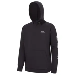 BASSDASH Men’s Fleece Lined Fishing Hoodies Water Resistant Performance Pullover Sweatshirts Stretchy Hunting Workout Sweatshirt FS32M