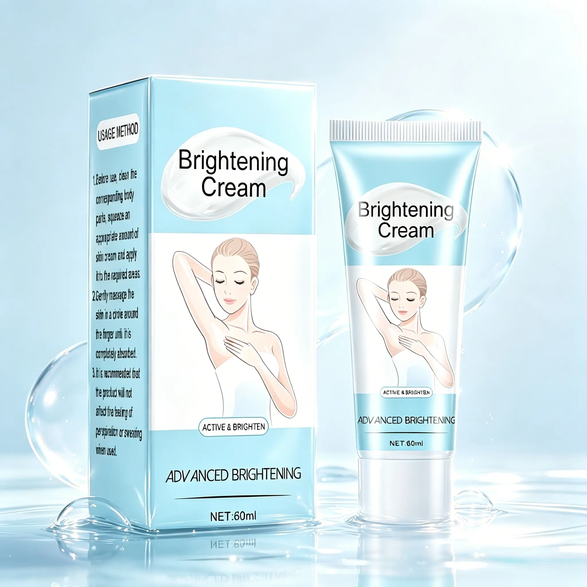 Body Brightening Cream Body Care Tone Up Concealer Cream for Knees Elbows Underarms Sensitive Areas Skin Tone Enhancer Hydrating Glow Body Makeup Cream