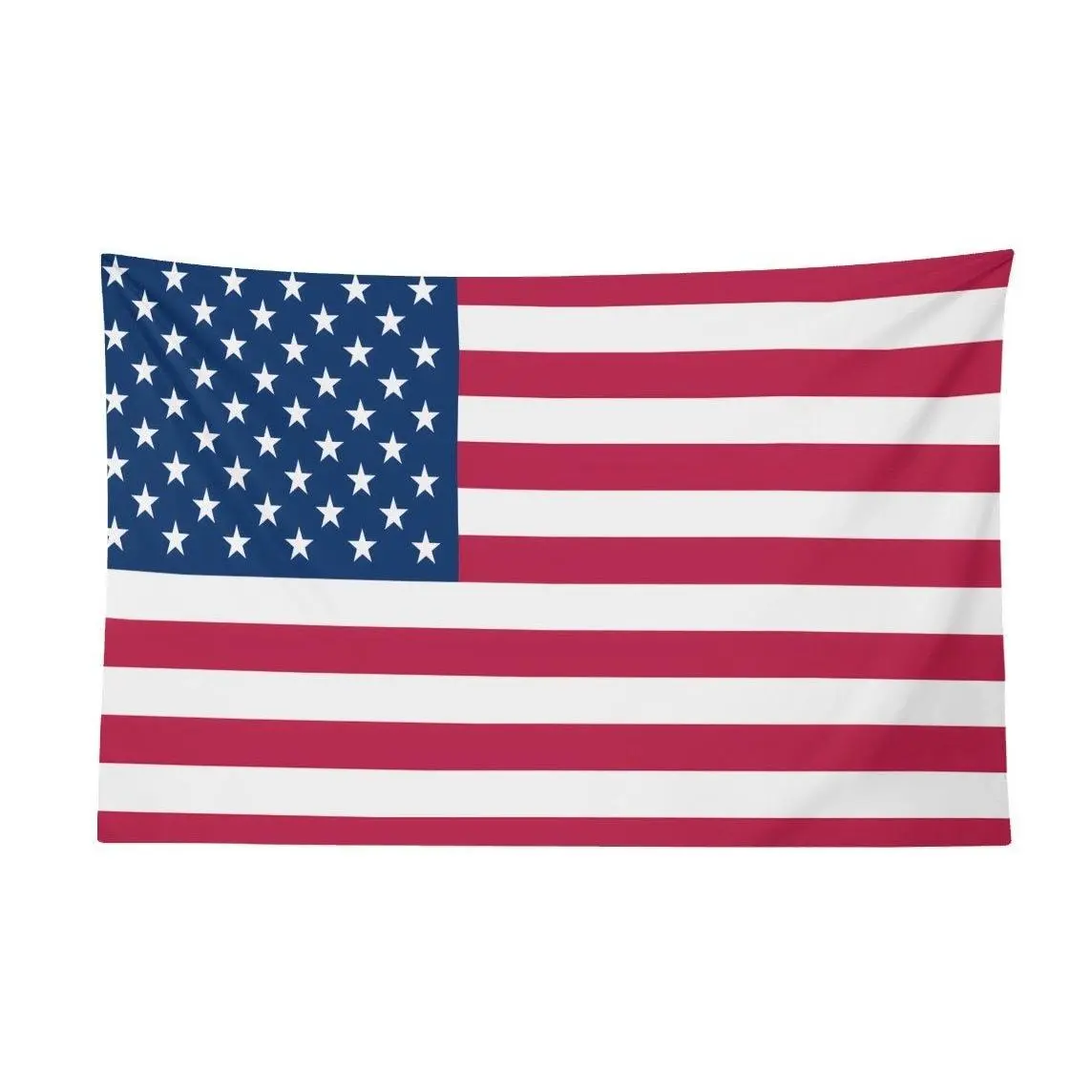 Classic USA Flag - Premium Polyester 3x5 ft 40x60 inches Durable Fade-Resistant Patriotic Decor for Home Office Events Celebrations