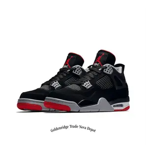 Contrast Trim Urban Lifestyle Mid Sneakers, Matte Black Air-Flow Soft Suede With Breath Grid Mesh Insert, Stacked Two-Tone Grey-Red Midsole Hip Hop Daily Casual Footwear