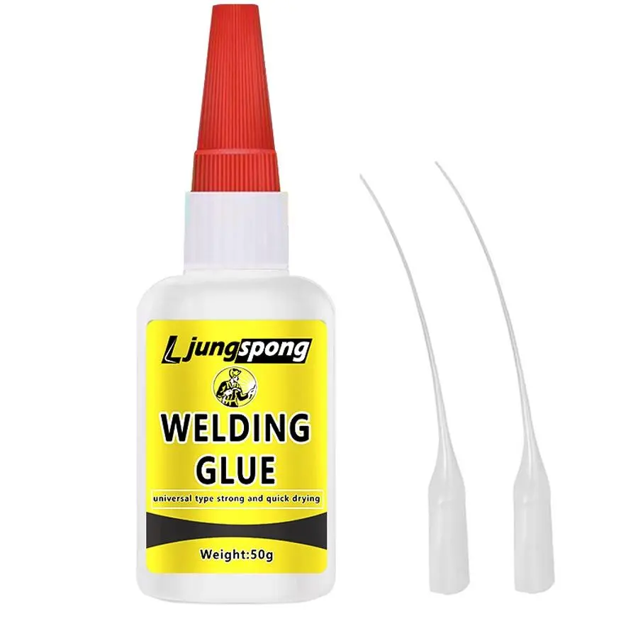 [Strong Glue] 1pc 50ml High Strength Oily Glue Universal Super Adhesive Glue Soldering Flux Strong Clear Crazy Craft Glue for Plastic Wood Ceramics Metal Faux Leather Soldering Agent