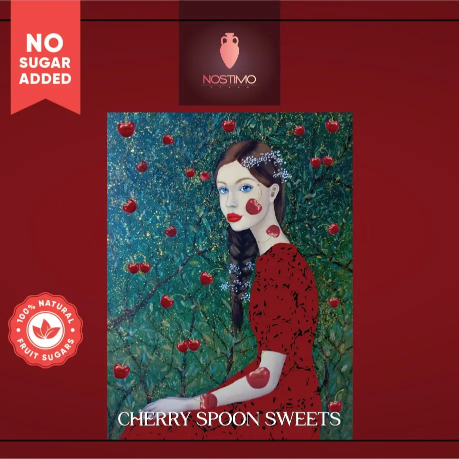 Cherry No Sugar Added Spoon Sweets.  ChatGPT Delight in the succulent allure of Cherry No Sugar Added Spoon Sweets, a guilt-free indulgence bursting with natural sweetness.