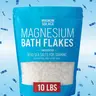 10 LBS Pure Magnesium Chloride Dead Sea Bath Flakes - Unscented Epsom Salt Alternative Body Care, Daily Care Product with Minerals for Magnum Solace, Unisex Muscle Relaxation, Bath & Foot Soak