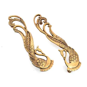 Brass Antique Peacock Door handle