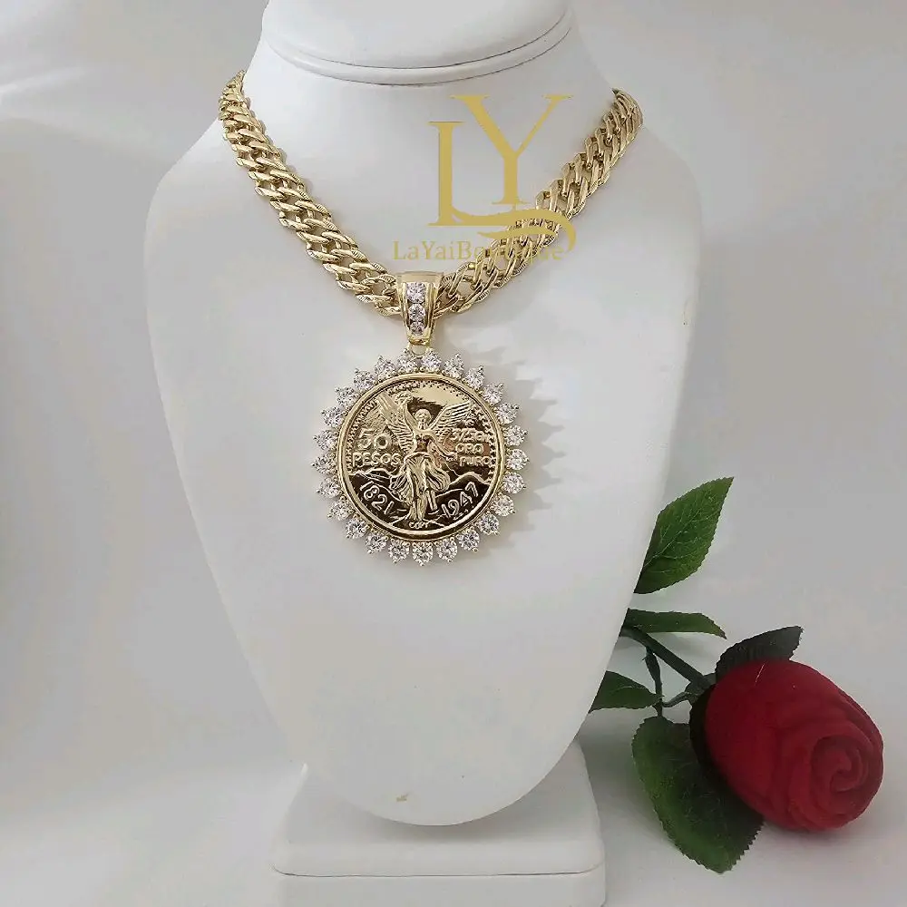 LaYaiBoutique #2106 14k Gold Filled centenary Necklace and Pendant High Quality
