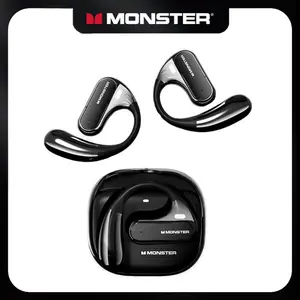 Monster Wireless Earbuds – Bluetooth 6.0 In-Ear Headphones with Charging Case, Deep Bass Stereo Sound, Built-in Mic, Clear Calls, Waterproof Sport Design for Workout & Travel