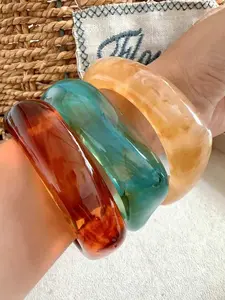 Exaggerated Geometric Bracelet Set, 3-Piece Multifunctional Jewelry Accessories, Perfect for Daily Wear, Parties, Vacations, Bohemian Style, Stackable Bracelets