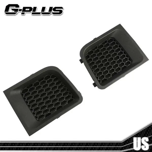 Front Left-Right Bumper Grille Cover Insert & Bezel Set, Auto Replacement Parts & Car Accessories for 2015-2017 Jeep Renegade, Accessories for Car