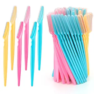 12pcs Mustache trimmer Eyebrow Razors - Perfect for Shaping, Trimming & Dermaplaning