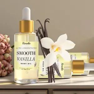 Vanilla Cream Scented Body Oil, Milk Fragrance, Lightweight Skin, Moisturizing Nourishing, Soft Radiant Skin, Liquid Form