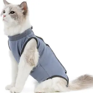 Breathable Post-Surgery Cat Onesie, Recovery Suit for Kittens and Nursing Cats, Abdominal Wound Care, Model Xinghao