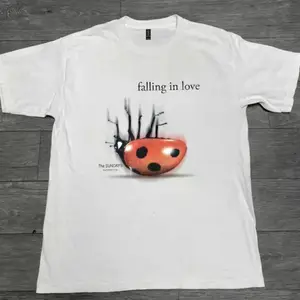Summertime Sundays Ladybug Graphic T-Shirt, 90s Indie Pop Rock Vintage Music Apparel, Unisex Cotton Crewneck Streetwear Top