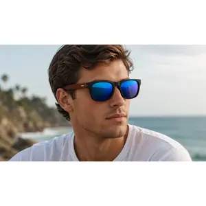 Handmade Bamboo arms Sunglasses Black Sunglasses
