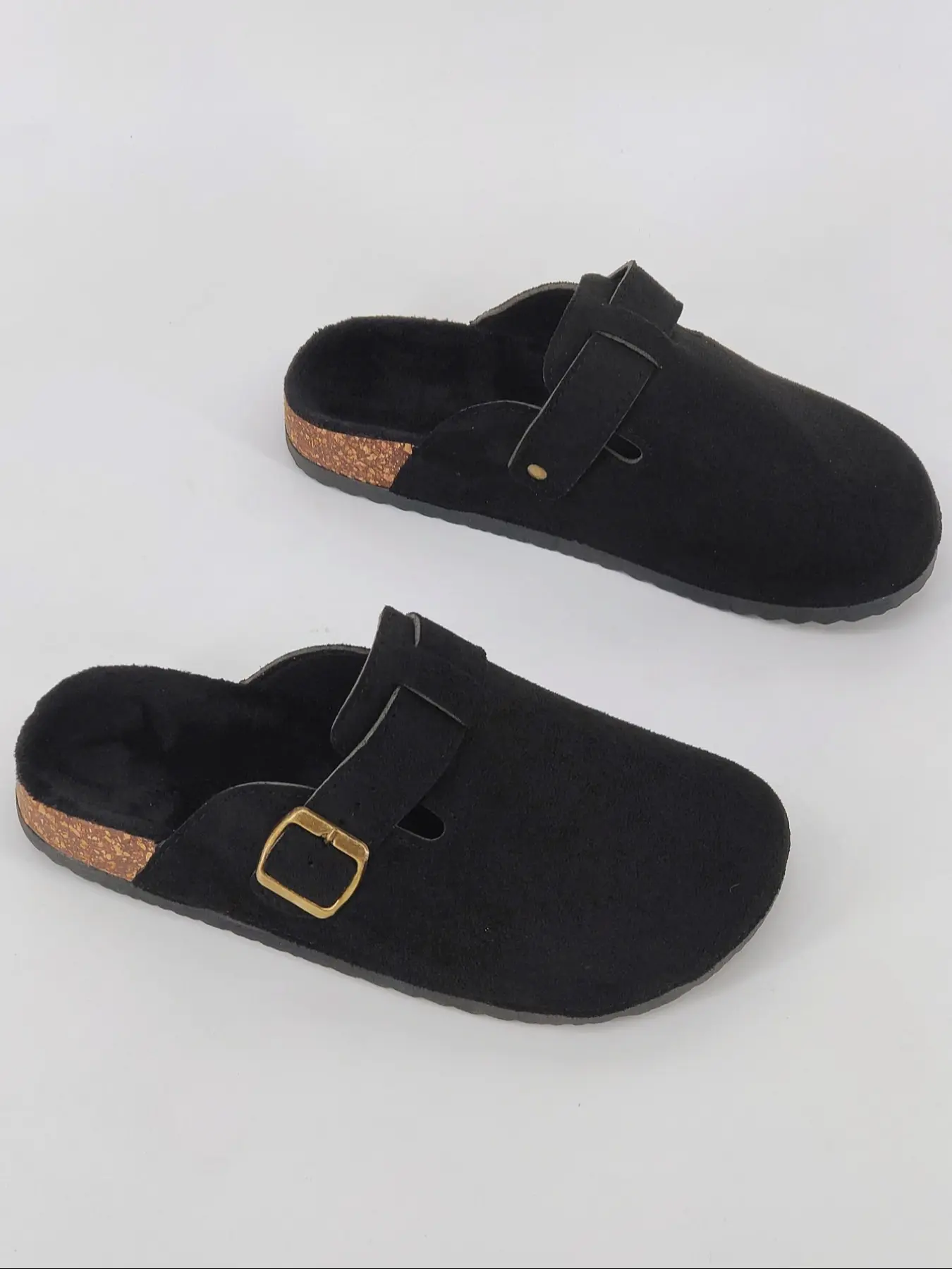 Men's Open-Toe Soft Rubber Outdoor Mules, Casual PU Leather Slip-On Flats for All-Season Unisex Wear