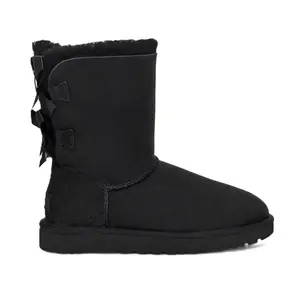 Women's UGG Bailey Bow II Black (1016225-BLK)
