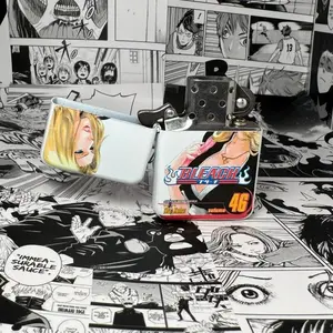 Rangiku Manga Cover 46 Bleach Anime-Inspired Universal Lighter Case - Stylish Durable Protective, Lightweight