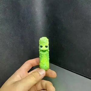 1 piece of movable joint cucumber vegetable model craft decoration, 3D printed cucumber toy, home desktop decorative ornament