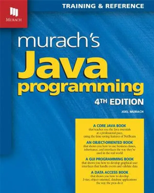 USED Book - Murach's Java Programming: Training & Reference by Joel Murach (Paperback) - english