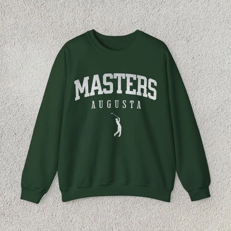 [Sale off up to 50%] Masters Augusta Golf Tournament Sweatshirt, Augusta Georgia Vintage Style Sweater, Golf Club Crewneck, Augusta Master Shirt, Major Tourny
