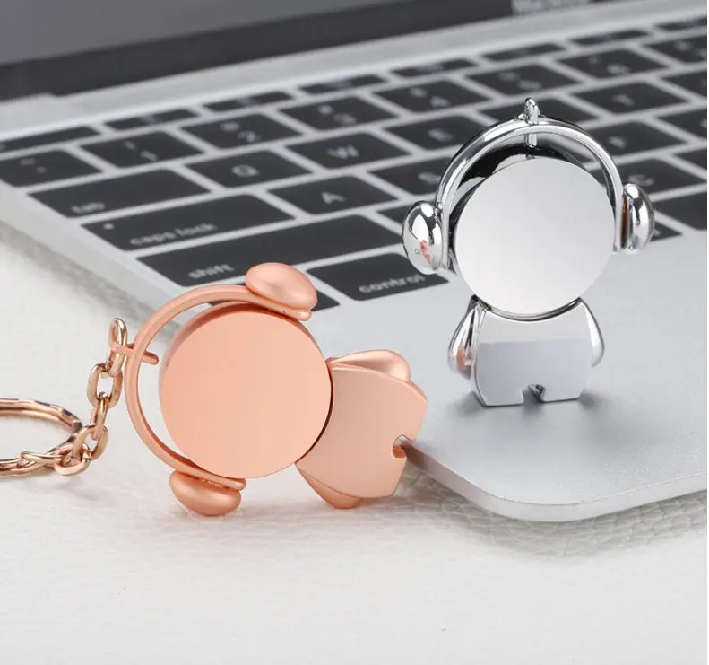Personalized Cartoon Musician Metal USB Flash Drive - 42*14*6mm Data Storage Device for Computer & Office Users, Customizable U Disk for Data Transfer