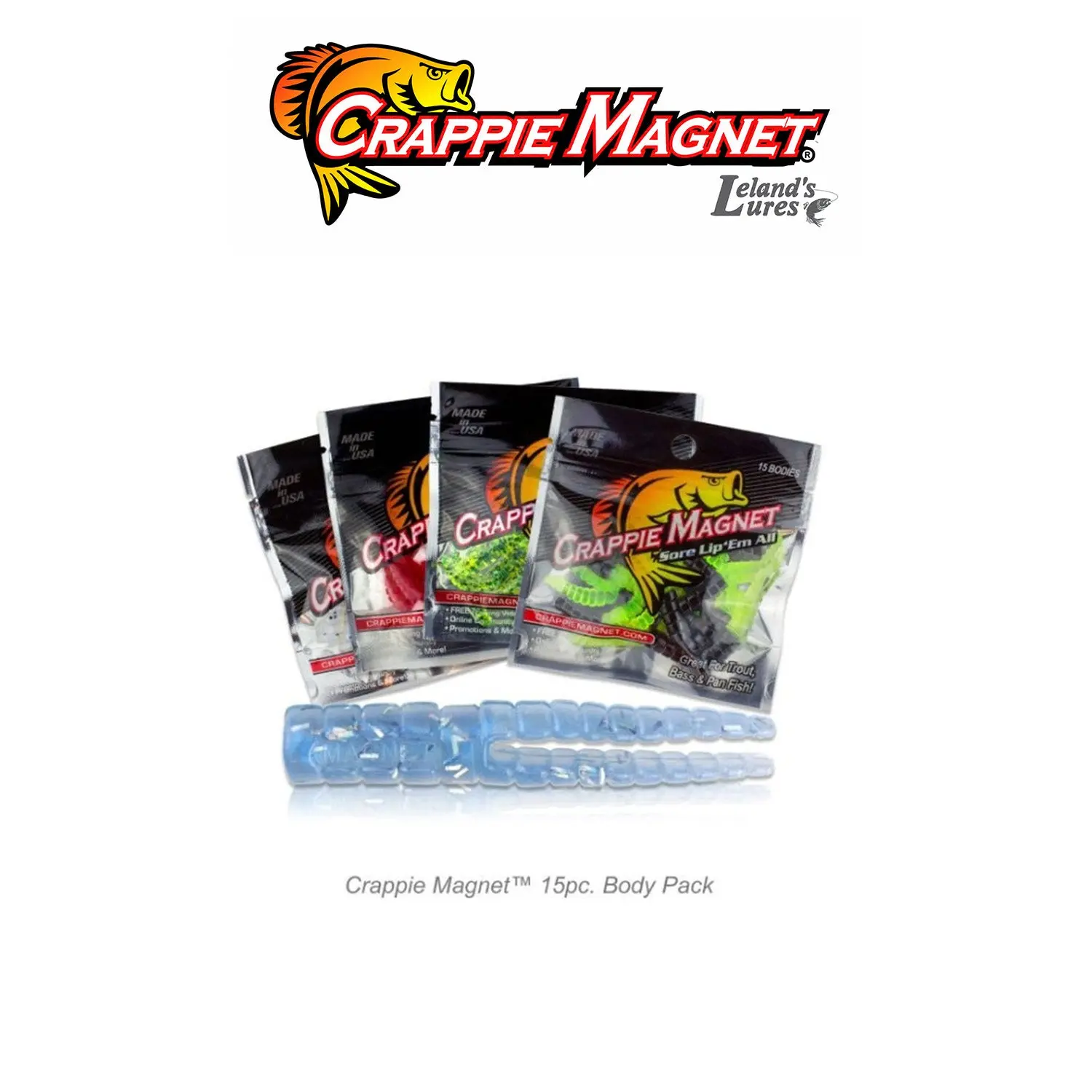 Crappie Magnet 15 Piece Body Packs