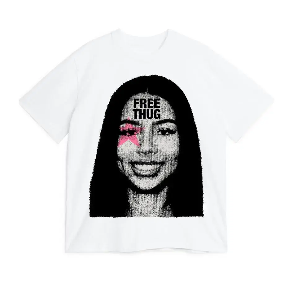 Men's Mariah The Scientist Free Thug Rapper Star Cotton T-Shirt - Limited Edition 818, Menswear Streetwear Top, Tshirt
