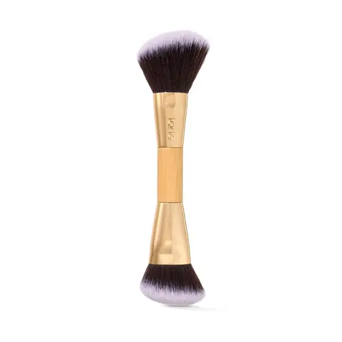 tarte double-ended cream & powder bronzer brush