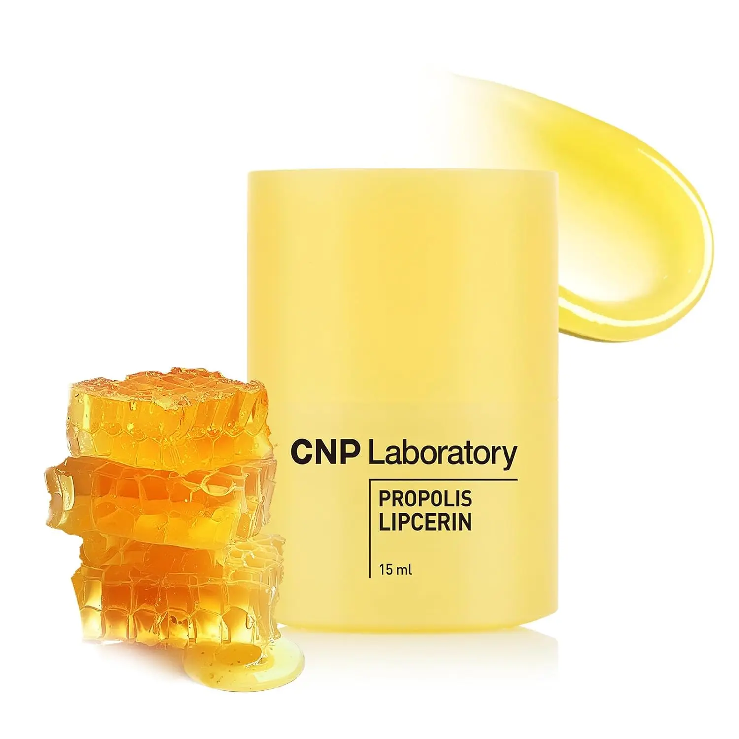 CNP Honey Lip Butter (0.5 fl.oz / 15ml) - Propolis Lipcerin,  Overnight Manuka Lip Balm & Mask - Skincare, Comfort Smooth Moisture Moisturizing Exfoliate Glycerin Handy Intensive