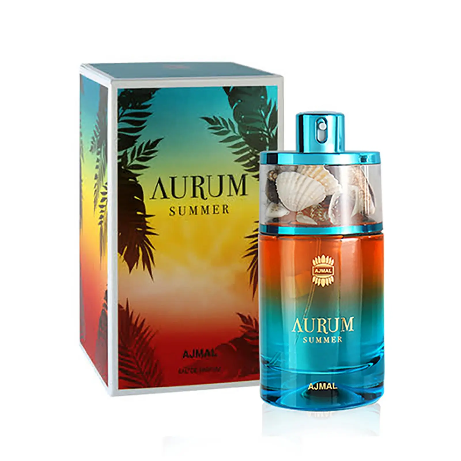 Aurum Summer Eau de Parfum for Women, 2.5 Fl oz / 75 ml, Fresh Floral Fruity Summer Fragrance, Long Lasting Women’s Perfume, Made in Dubai