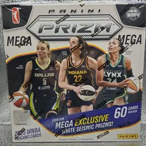 Panini Prizm 2025 WNBA Basketball Mega Box -NEW-12 White Seismi