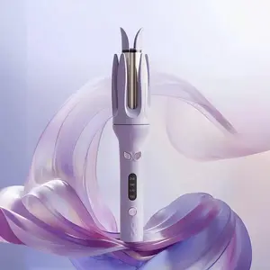 Negative Ion Automatic Curling, 28mm Ceramic Barrel Hair Curling Wand, Anti-Jam Chip,One-Tap Travel Curler,Auto-Rotating LED Design, 4 Modes Adjustable Dual Temperature with Timer, Multifunctional Hair Styler for Women Home Hair Styling Tools & Gift