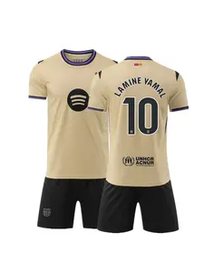 Breathable Sports Set, Boys Girls Football Fan Shirt Training Suit, Christmas Gift, Casual Short Sleeve and Shorts