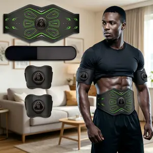 2026 Fitness Fashion Set new model abdominal and arm strength training device: 6 modes, 18 intensity levels; a powerful aid for ab workouts and arm/abs muscle contraction and relaxation; ab workout + arm exercise set