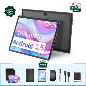 【TikTokShopmemorialday】PYNAREL Android 15, Foldable Set with Keyboard, Mouse, Stylus, Case, 10.1 inch Device, 6000mAh, Springtok Sale
