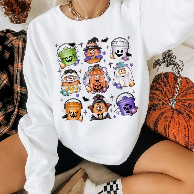 Vintage Halloween Nuggets Sweatshirt, Spooky Nugget Shirt, Retro Halloween Hoodie