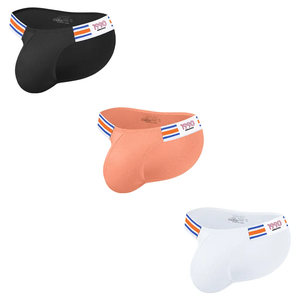 Men's Athletic Supporter Jockstrap, 3-Pack Soft Stretchy Underwear with Breathable Pouch and Wide Elastic Waistband for Gym Workouts, Gym Workout, Male, Machine Wash, Set Of 3