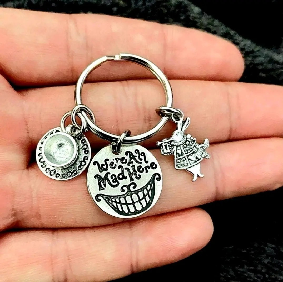 Alice In Wonderland Charm Keychain