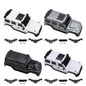 For AXIAL SCX30 Plastic Painted Unpainted Body Shell with Light Bucket Mount Spare Tire Mount for 1/30 RC Crawler DIY Upgrade