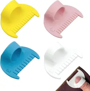 Edge Sewing Lockranding Tool Set 4 Pcs 3mm Gauges for Precise Measurements Sewing Templates Rulers & Needle Gauges Ideal for Quilting and Straight Seam Measurement