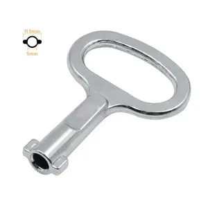 Universal Key Multi-function Wrench, Subway Train Key Lock, Elevator Key, Electrical Cabinet Key,  Tap Water Valve Key