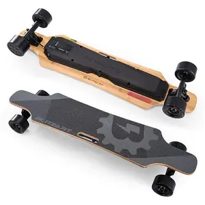 Blitzart  Huracane Electric Longboard, Black