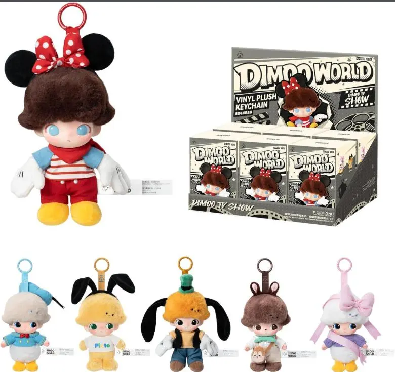 POP Mart Dimoo World with Mickey Mouse Plush Series Blind Box