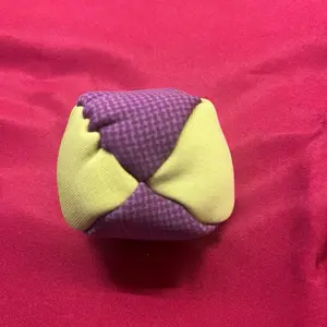 CS MAMA's 1 Hacky Sack (Hackey Sack) 2.5" Wide Sand Filled with Inner Plastic Baggie Water Resistant Fun for Tricks and Games