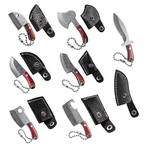 Mini Pocket Knife, Left & Right Hand Design, Well Designed Blades, Lightweight Durable Keychain Tool, Compact Utility Knife for Everyday Use, Stainless Steel, Multifunctional Tool