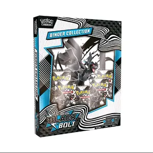 Pokémon Black Bolt Binder Collection - Includes 5 Packs of Cards - Official Trading Card Game - Perfect for Collectors and Players