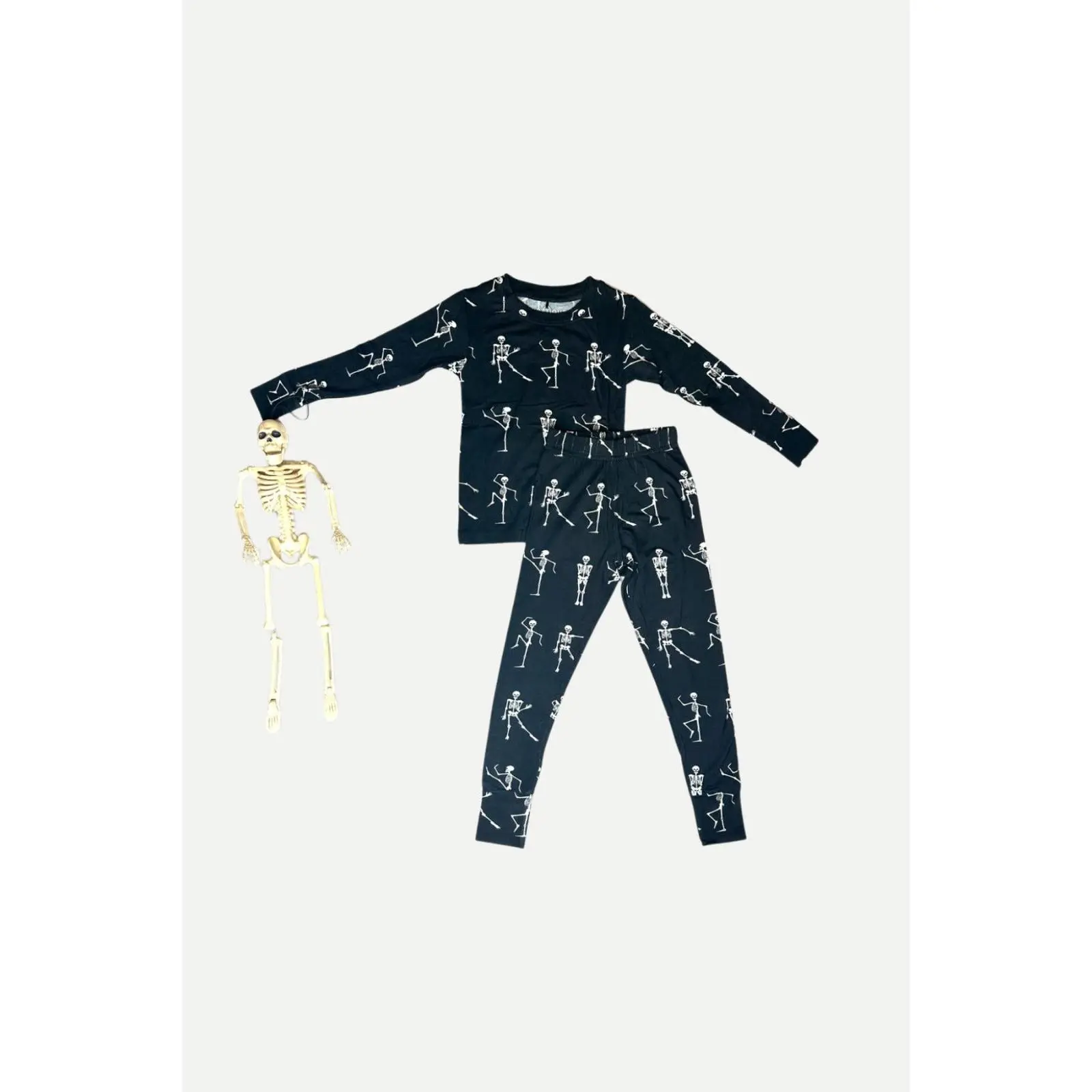 Spooky Skeleton Pajama Set