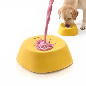 PawPace Dog Slow Feeder Bowl with Ball, Mess-Free Dog Interactive Dispenser Lick Bowl for Liquid Treats, 180ml Calming Enrichment Bowl for All Anxious Dogs petlovers