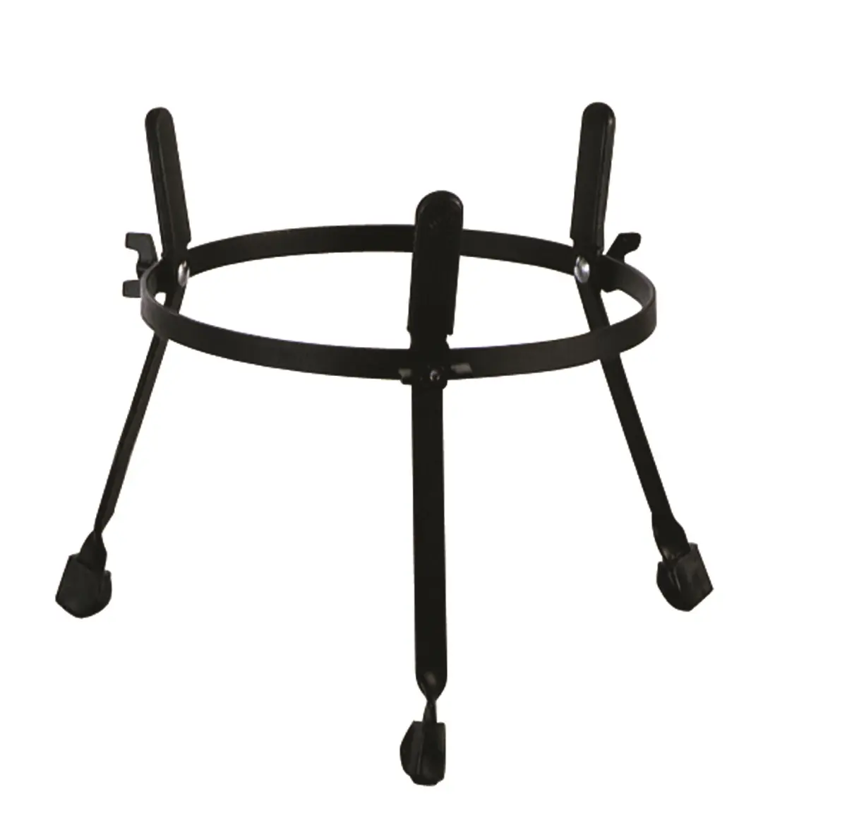 212 MAIN Wrought Iron Metal Conga Drum Stand, 11 in. Height Collapsible Base, 4 lbs Weight, Stand Support for 11" Congas, Drum & Percussion Accessories for Seated Play