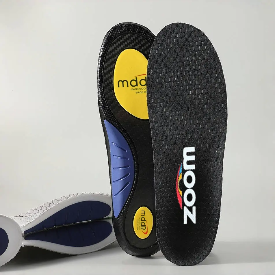 Arch Support Insoles with Carbon Fibre, Ergonomic 4D Foam Inserts for Unisex Athletic Shoes, Breathable Anti-Slip Cushioning for All-Day Wear, Daily Wear